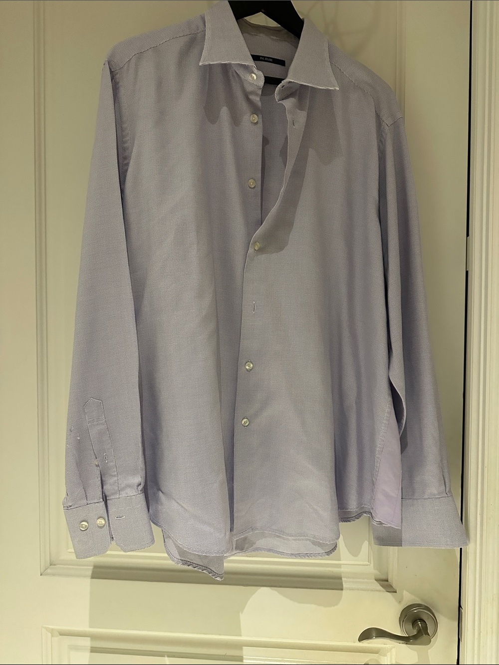 Pal Zileri Men's Light Lavender Dress Shirt
